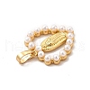 Plastic Imitation Pearl Pendants KK-P230-24G-3