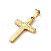 201 Stainless Steel Pendants STAS-U053-07D-G-2
