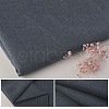 Polyester Imitation Linen Fabric DIY-WH0199-16O-1