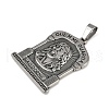 304 Stainless Steel Pendants STAS-C131-02B-AS-2