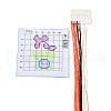 Flower Pattern DIY Cross Stitch Beginner Kits DIY-NH0004-02A-1