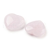 Mother's Day Gifts Heart Natural Rose Quartz Palm Stones G-C134-06A-14-2