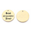 201 Stainless Steel Pendants STAS-T064-37G-20-1