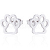 Stainless Steel Christmas Earrings with Reindeer ST9172410-1