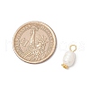 Natural Cultured Freshwater Pearl Rice Pendants PALLOY-JF03922-02-2