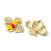 20Pcs 5 Colors Alloy Enamel Charms ENAM-FS0001-75-5