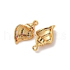 Brass Micro Pave Cubic Zirconia Pendants KK-K382-62G-2