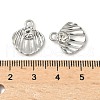 Alloy Rhinestone Pendants PALLOY-F316-02C-P-3