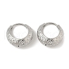 Brass Hoop Earrings EJEW-D320-16P-4