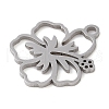 Non-Tarnish Manual Polishing 201 Stainless Steel Pendants STAS-M058-05P-2