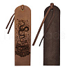 Cowhide Leather Labels AJEW-WH0386-0051-8
