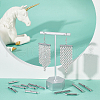 Unicraftale 100Pcs 5 Styles 304 Stainless Steel Slide On End Clasp Tubes STAS-UN0060-24P-02-2
