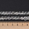 Natural Quartz Crystal Beads Strands G-H078-C33-6mm-5