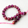 Natural Rose Tiger Eye Beads Strands X-G-G099-12mm-12-2