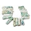 Natural Chrysocolla Beads Strands G-S386-D21-3