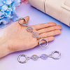 2Pcs 304 Stainless Steel Bag Extension Chains AJEW-TAC00013-5