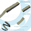 GOMAKERER 2 Rolls Ethnic Style Polyester Ribbon OCOR-GO0001-30B-5