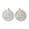 304 Stainless Steel Pendants STAS-L022-441P-01-1