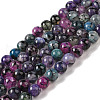 Natural Dragon Veins Agate Bead Strands G-NH0013-B01-03-2