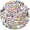 50Pcs Cartoon Animal Paper Sticker STIC-C012-01-1