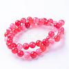 Natural Agate Beads Strands G-F315-10mm-02-2