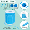 1Roll Hollow Pipe PVC Tubular Synthetic Rubber Cord RCOR-NB0001-02B-2