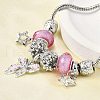Alloy Enamel European Beads Charm Bracelets BJEW-F495-22P-5