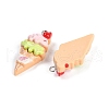Resin Pendants RESI-I061-07B-2