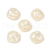 Translucent Epoxy Resin & Shell Decoden Cabochons CRES-S367-02-1
