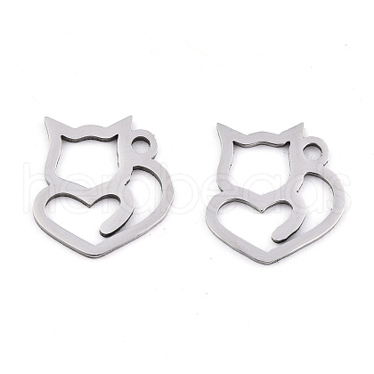 Non-Tarnish 201 Stainless Steel Charms STAS-S081-061-1