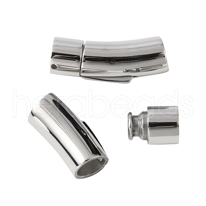 Tarnish Resistant 304 Stainless Steel Bayonet Clasps STAS-F131-26P-1