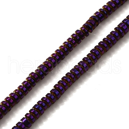 Electroplated Synthetic Non-magnetic Hematite Beads Strands X-G-L613-G01-01D-1