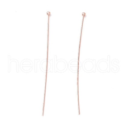 Brass Ball Head Pins KK-WH0058-02D-RG-1