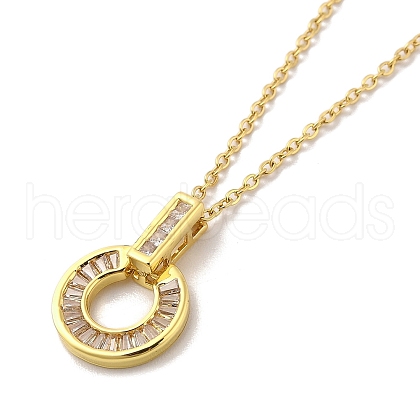 304 Stainless Steel Pendant Necklaces NJEW-U002-09G-1