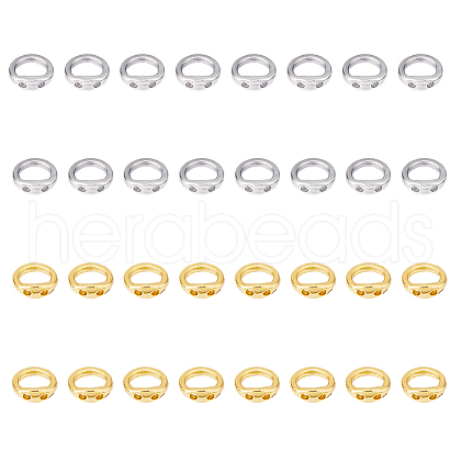 SUPERFINDINGS 40Pcs 2 Colors Brass Wire Guardian KK-FH0007-78-1