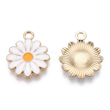 Alloy Enamel Pendants ENAM-S119-090C-RS-1