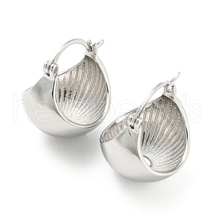 Rack Plating Brass Round Hoop Earrings EJEW-Q779-03P-1