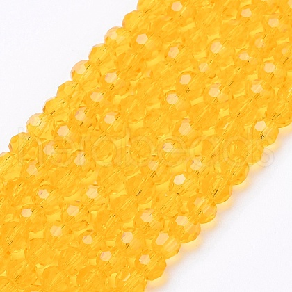 Glass Beads Strands X-EGLA-J042-4mm-22-1