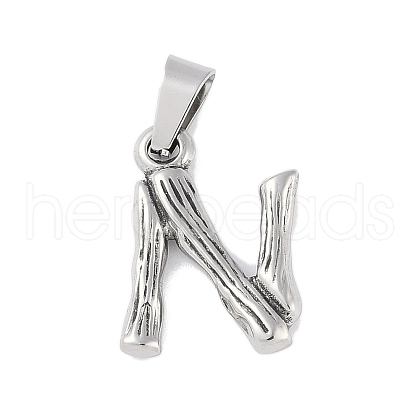 Non-Tarnish 304 Stainless Steel Pendants STAS-F235-01P-N-1