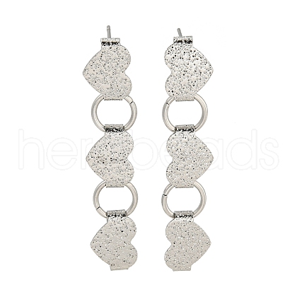 Non-Tarnish 304 Stainless Steel Stud Earrings EJEW-S229-01P-1