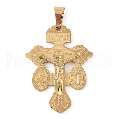 304 Stainless Steel Pendants STAS-C103-02G-02-1