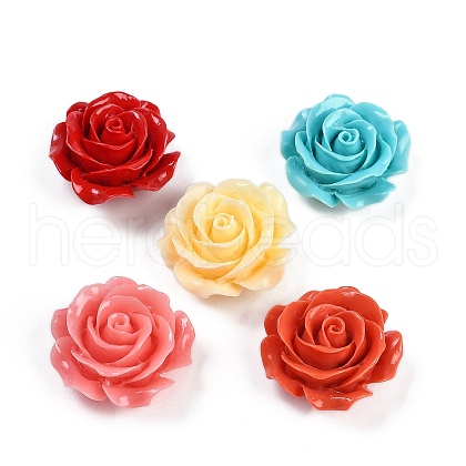 Synthetic Coral Carved Beads CORA-M001-03A-1