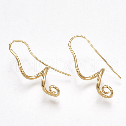 Brass Earrings KK-T038-241G-1