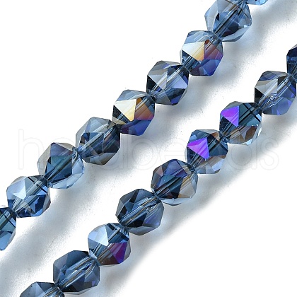 Electroplate Glass Beads Strands EGLA-K061-07A-HR01-1
