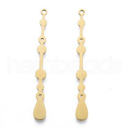 201 Stainless Steel Pendants STAS-N090-LA969-2-1