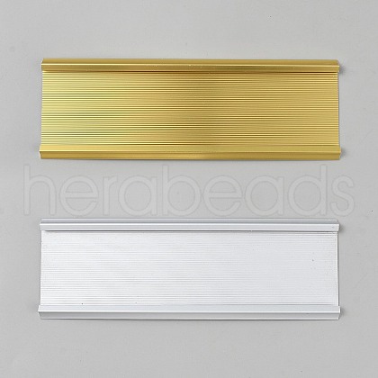  6Sets 2 Colors Aluminium Alloy Commodity Label Display ODIS-NB0001-23-1