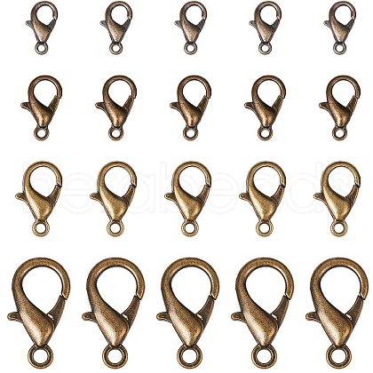 Zinc Alloy Lobster Claw Clasps PALLOY-PH0012-98-1