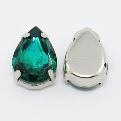 Sew on Rhinestone RGLA-A022-6x8mm-02P-1