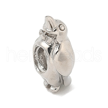 304 Stainless Steel European Beads STAS-S183-04D-P-1