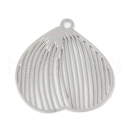 Iron Etched Metal Embellishments Pendants IFIN-Z003-01P-1